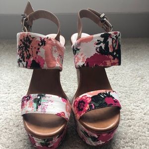 Jessica Simpson Anika Espadrille Sandals - Soft Pink Floral